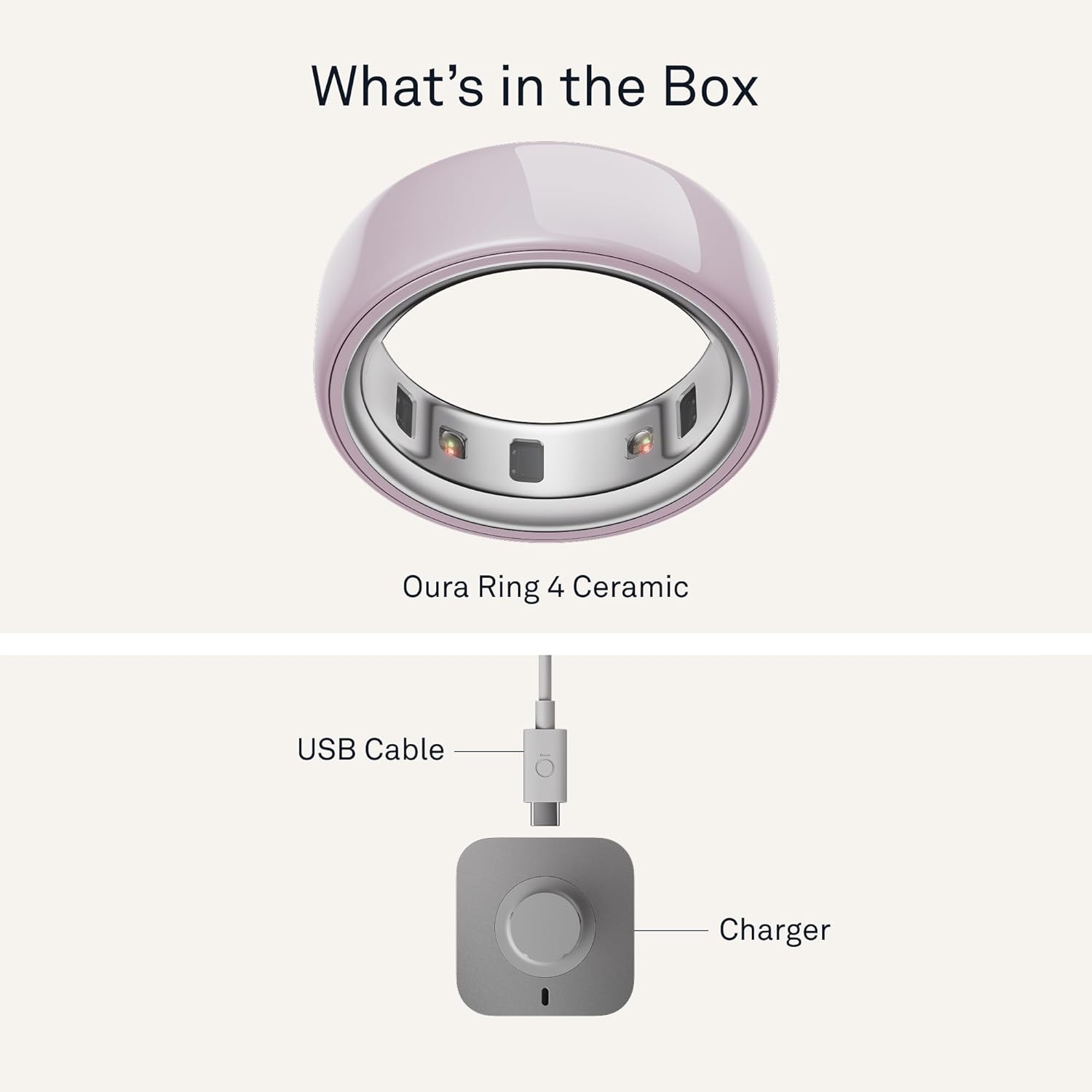 Oura Ring 4 Ceramic Petal - Size 8 - Size Before You Buy - Image 8