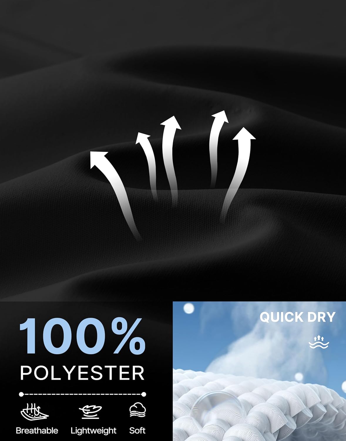 SANTINY Women's Lightweight Long Sleeve Workout Tops Split Back Gym Running Hiking Athletic Shirt Quick Dry UPF 50+ Sun Shirt - Image 6