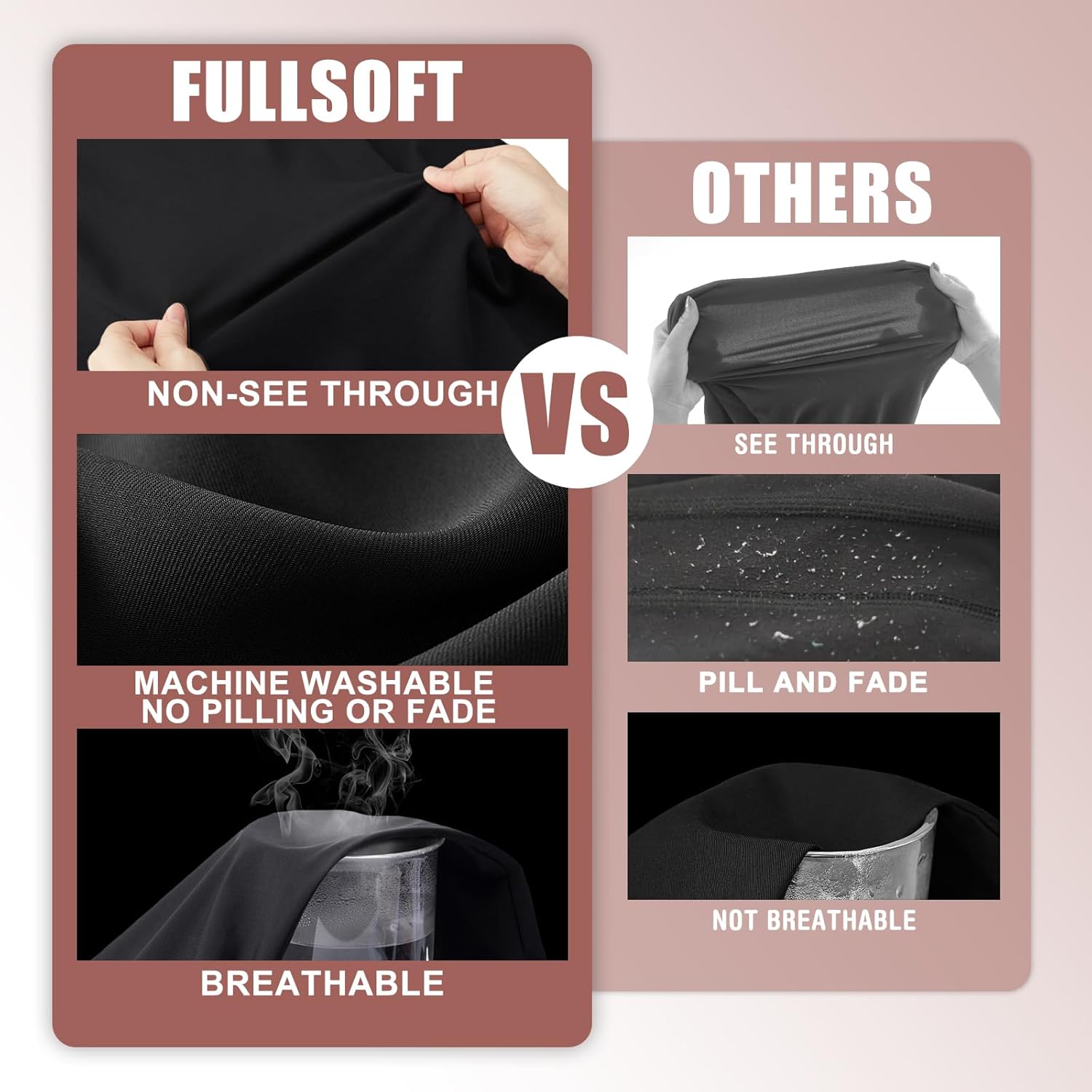 FULLSOFT Plus Size Biker Shorts for Women-High Waist X-Large-4X Tummy Control with Pockets Workout Shorts for Yoga - Image 7