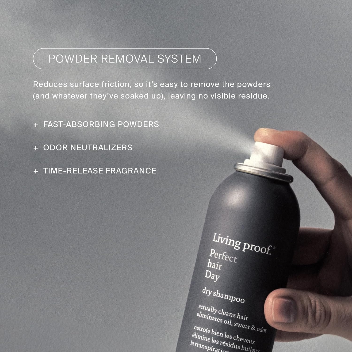 Living Proof Perfect Hair Day Dry Shampoo – Absorbs Oil, Sweat, Odor, Cleans Hair, Fresh Scent, Detoxifies Scalp for Women and Men - Image 7