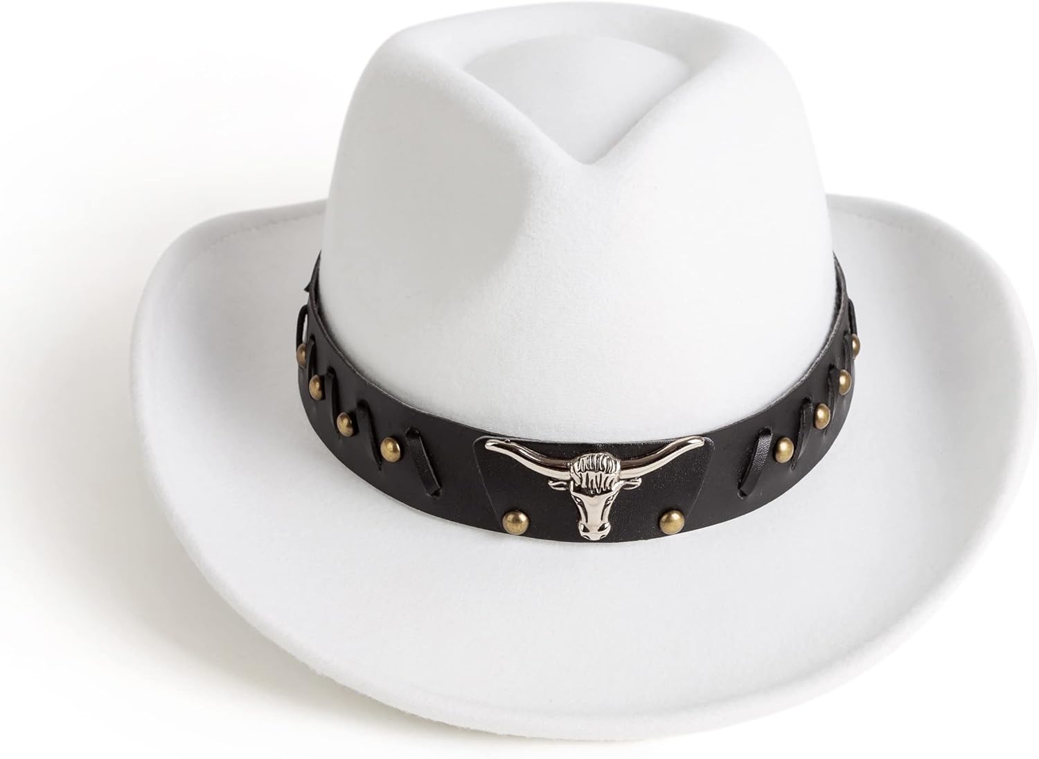Womens Western Cowboy Cowgirl Hats with Belt Buckle - Image 3
