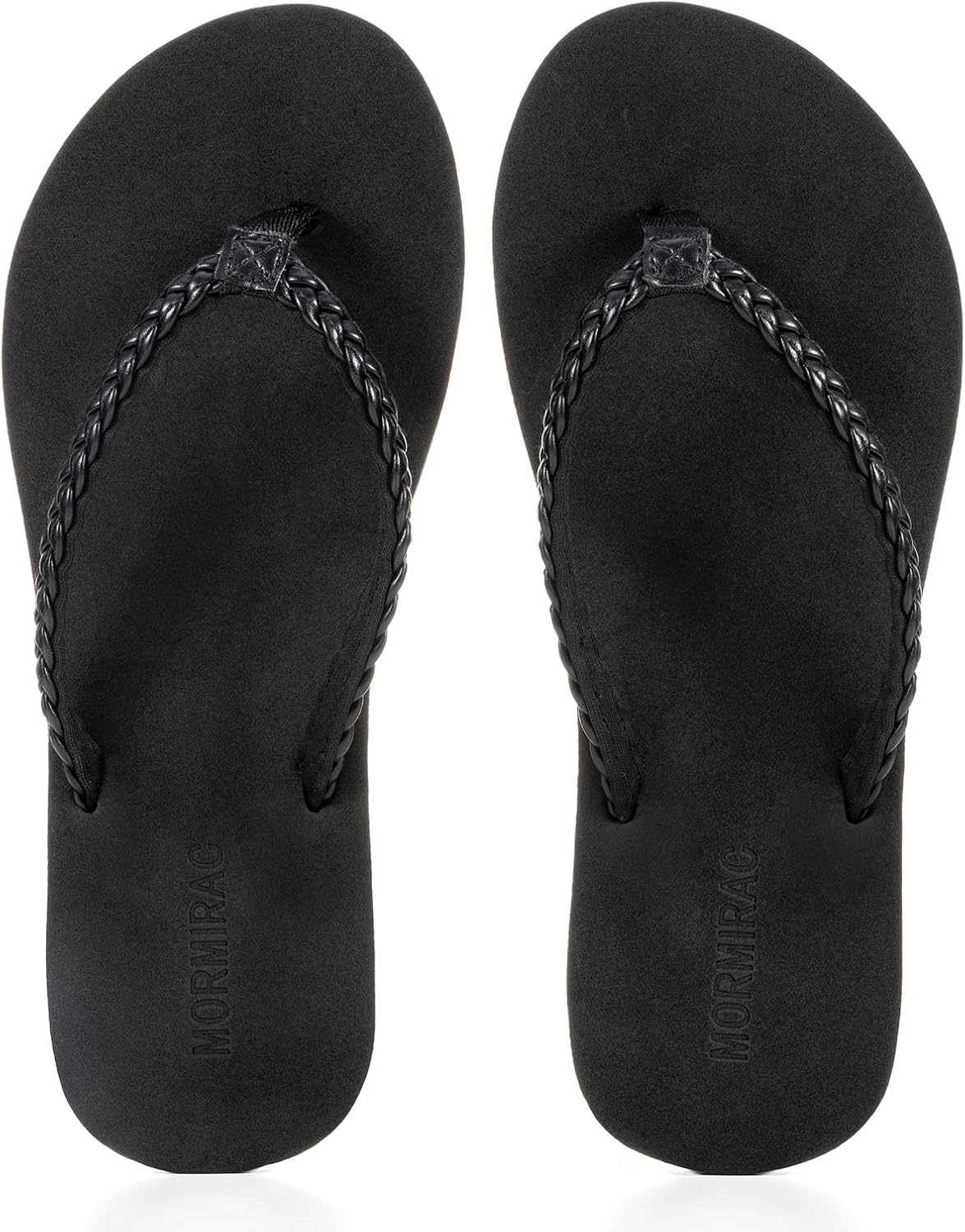 Womens Slim Braided Comfortable Flip Flops Summer Beach Thong Sandals Arch Support Non Slip - Image 6