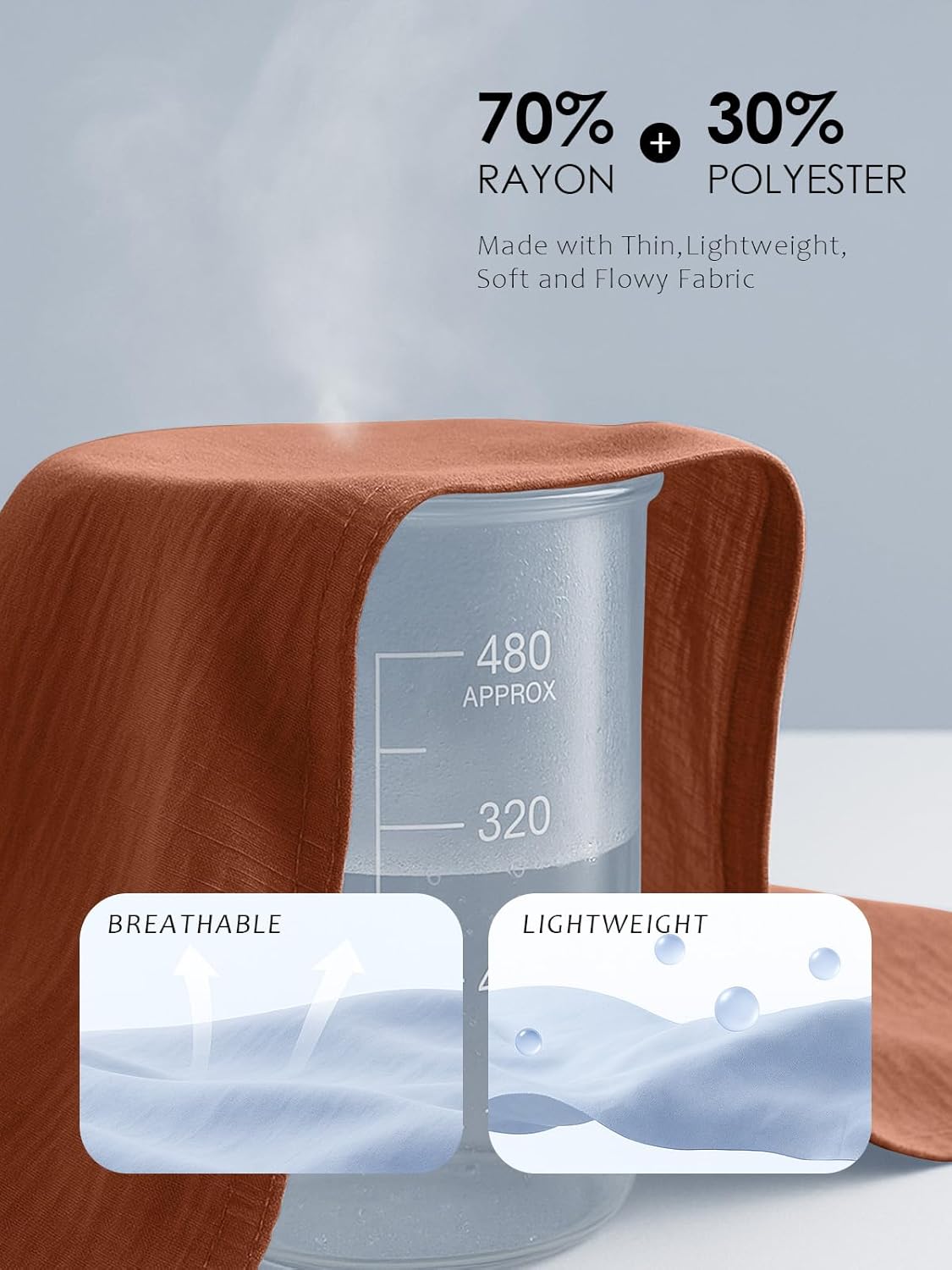 Feiersi Womens Casual Wide Leg Pants High Waisted Button Down Straight Long Trousers Palazzo Pants - Image 5