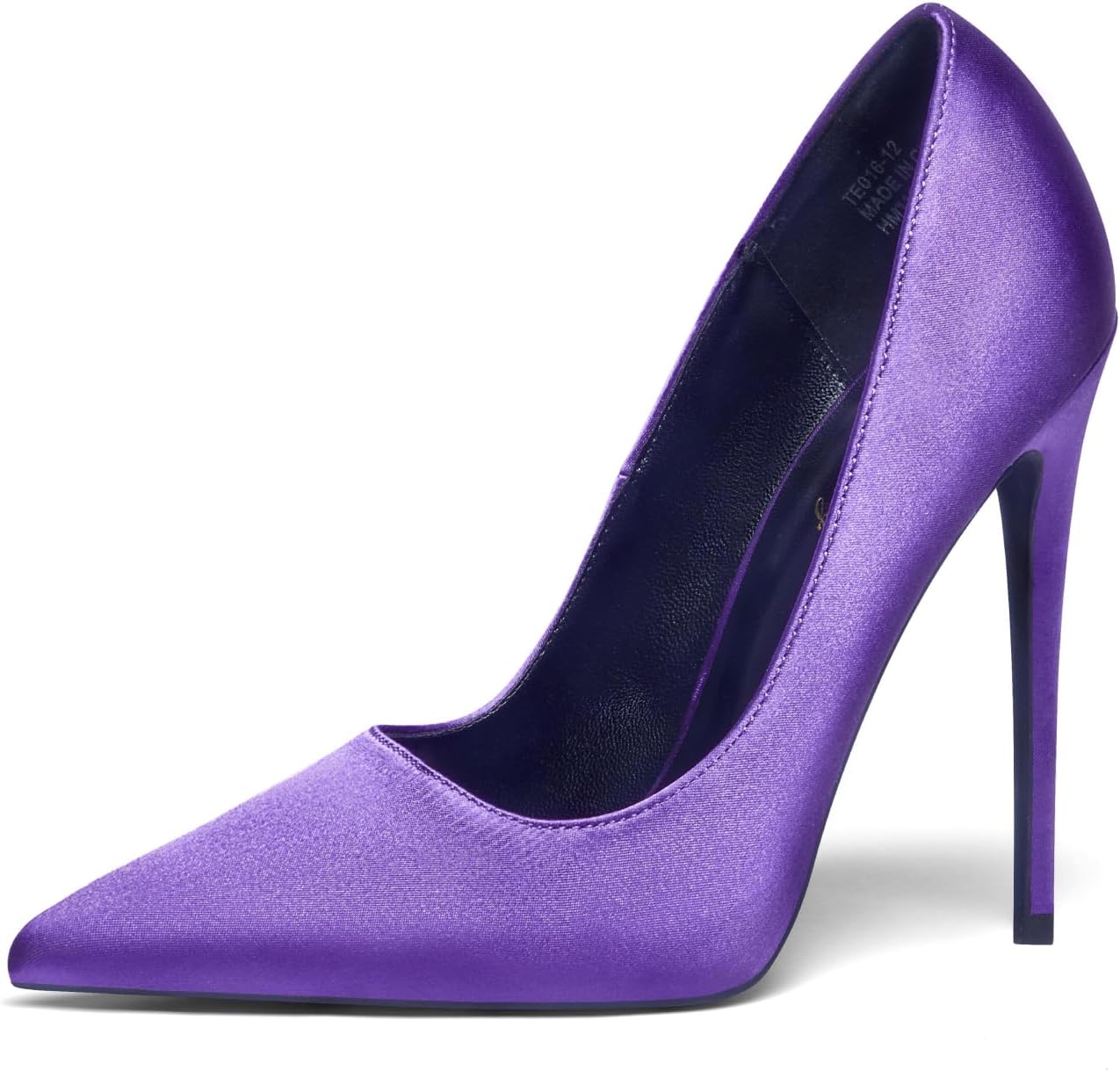 Elisabet Tang High Heels Womens Pointed Toe Heels Satin Pumps Stiletto Bridal Party Dress Evening Wedding Shoes for Woman - Image 4