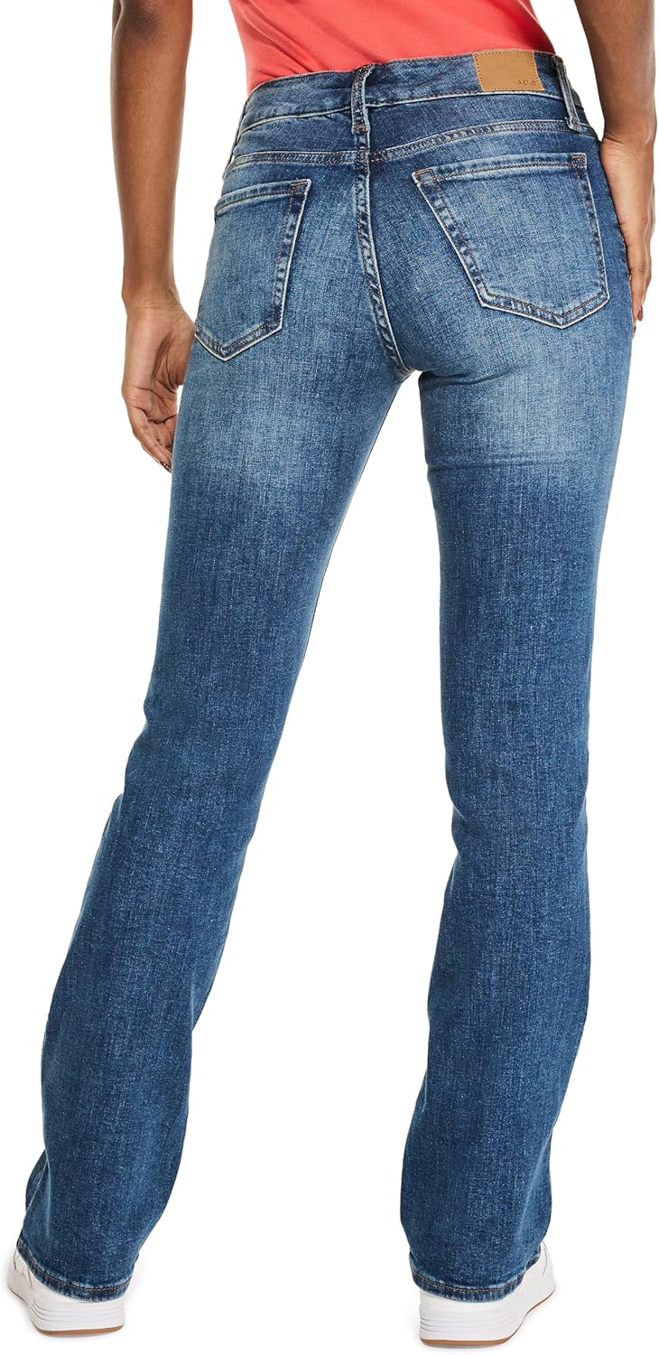 Aeropostale Women's Aero Mid Rise Bootcut Jean - Image 5