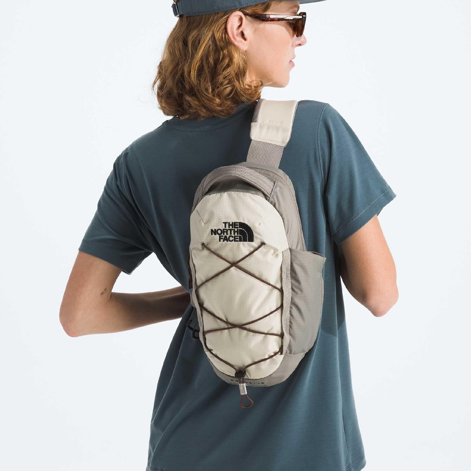 THE NORTH FACE Borealis SIing Bag | Crossbody Adjustable Strap, Water Repellent Finish, Multiple Compartments, Tablet Sleeve - Image 6