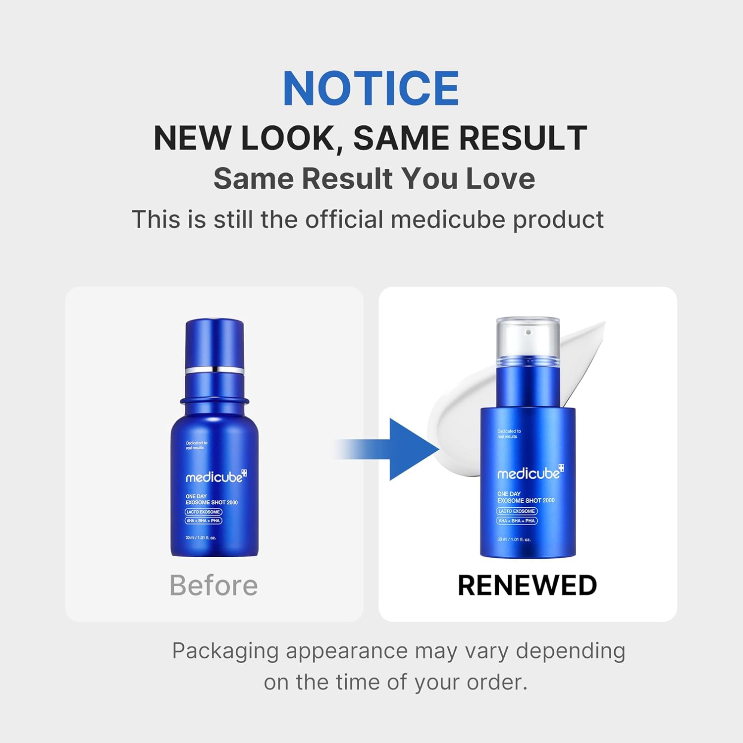 medicube Exosome Shot Zero 7,500 PPM Spicule Facial Serum | Liquid Skin Booster Serum | Exosome, AHA+BHA+PHA | Pore Care, Dead Skin Cells, Skin Texture | Korean Skincare, 1.01 fl.oz - Image 3