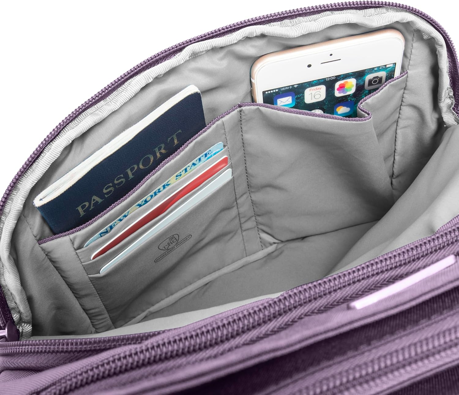 Travelon Anti-Theft Classic North/South Crossbody Bag - Image 10