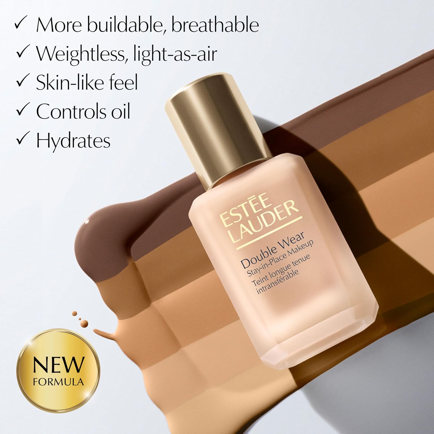 Estée Lauder Double Wear Stay-in-Place Foundation Makeup | Long-Wear Matte Foundation, 1 Fl Oz - Image 7