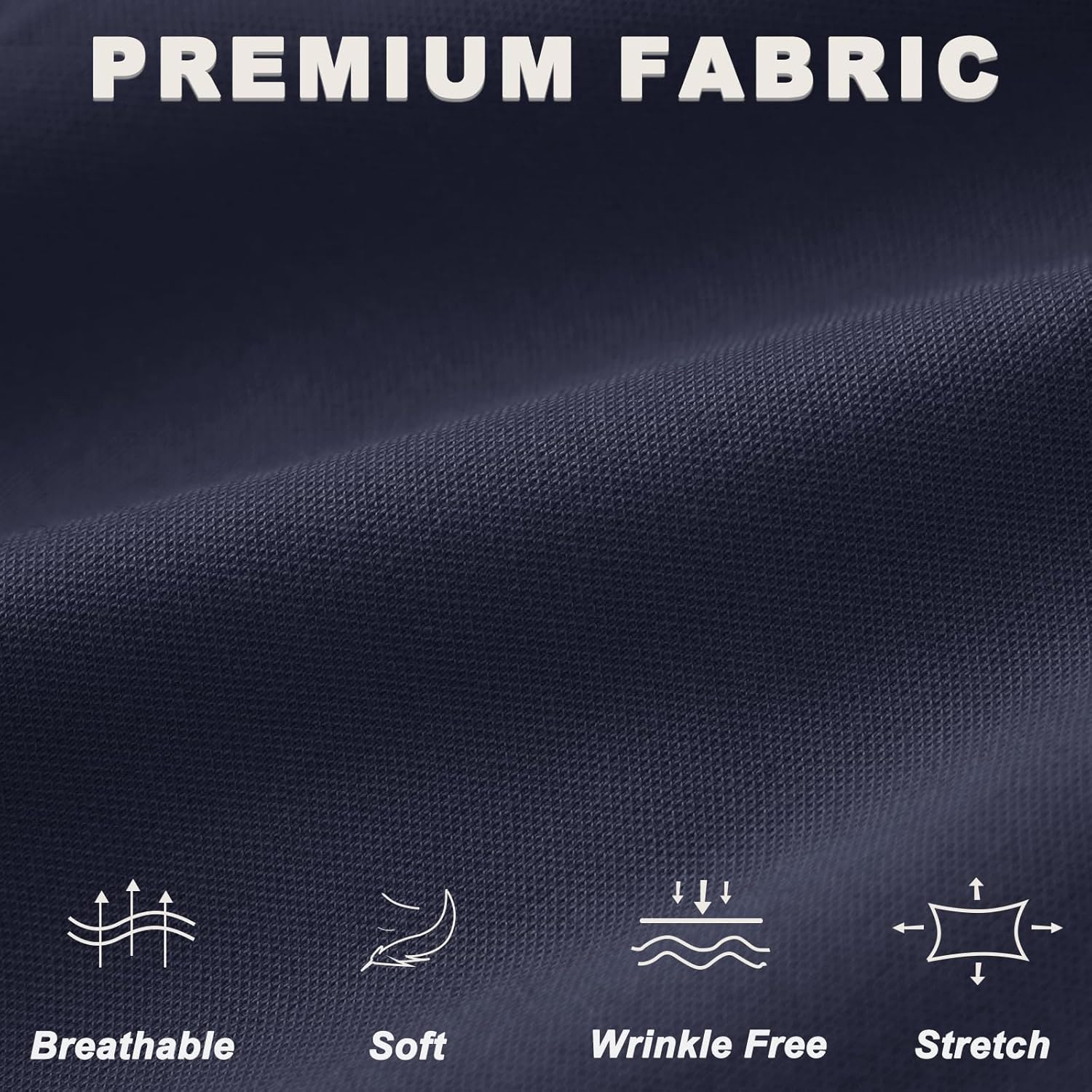 iChosy Women's Stretchy Straight Leg Dress Work Pants Business Office Casual Slacks with Pockets - Image 8