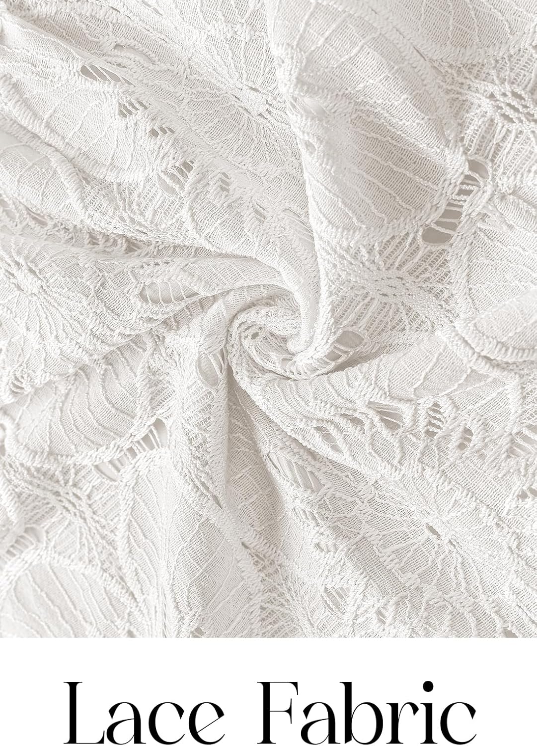 MEROKEETY Women's Fall Long Sleeve Floral Maxi Dress Lace Eyelet Hollow Out Tiered Boho Wedding Guest Dresses Pockets - Image 6