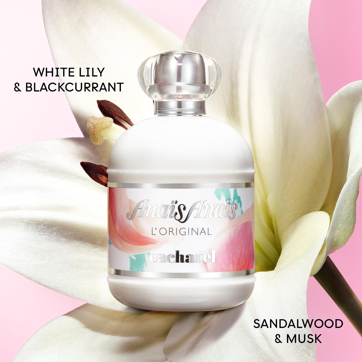 Cacharel Anais Anais, Eau de Toilette for Women, Floral, Green With Notes of White Lily & Musk - Image 4