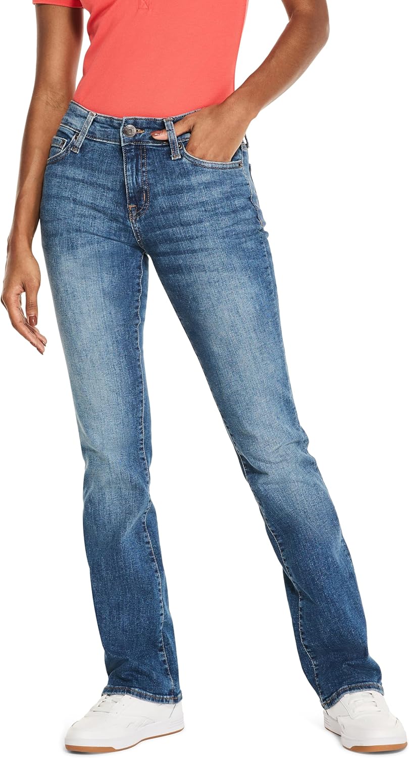 Aeropostale Women's Aero Mid Rise Bootcut Jean - Image 2