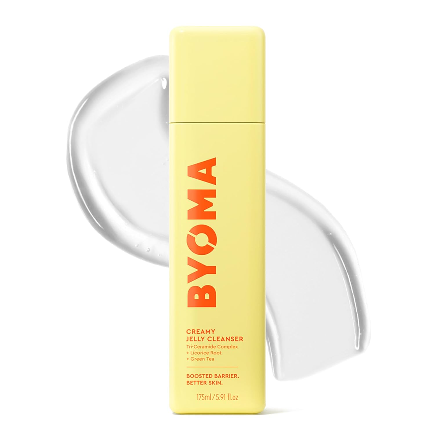 BYOMA Creamy Jelly Cleanser - Hydrating Facial Cleanser for Skin Barrier Repair -Tri-Ceramide Face Wash for Sensitive Skin & All Skin Types - Gently Removes Makeup & Excess Oil - 5.91 fl oz - Image 2