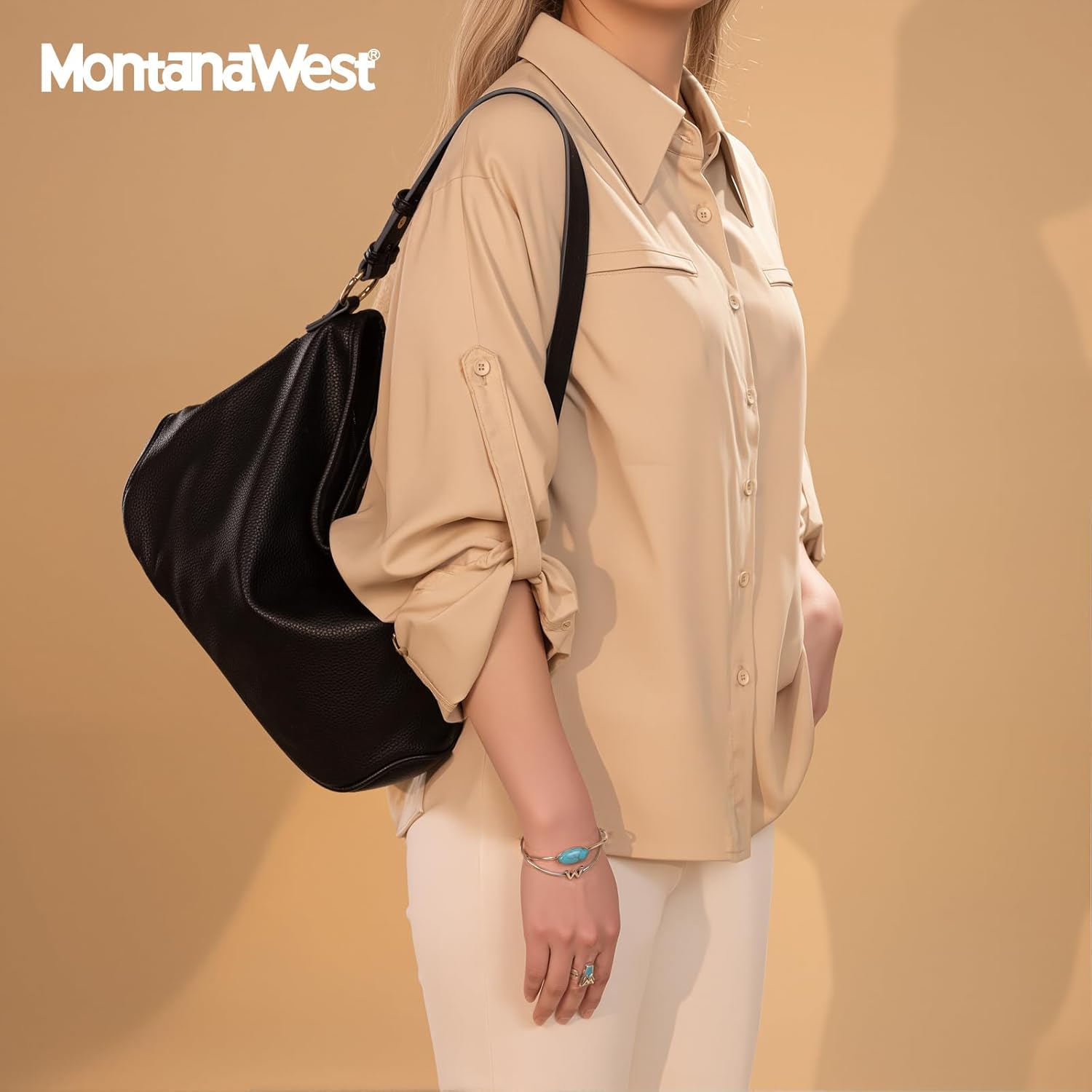 Hobo Bag for Women Shoulder Crossbody Purse Work Daily Handbags with Adjustable Strap - Image 2