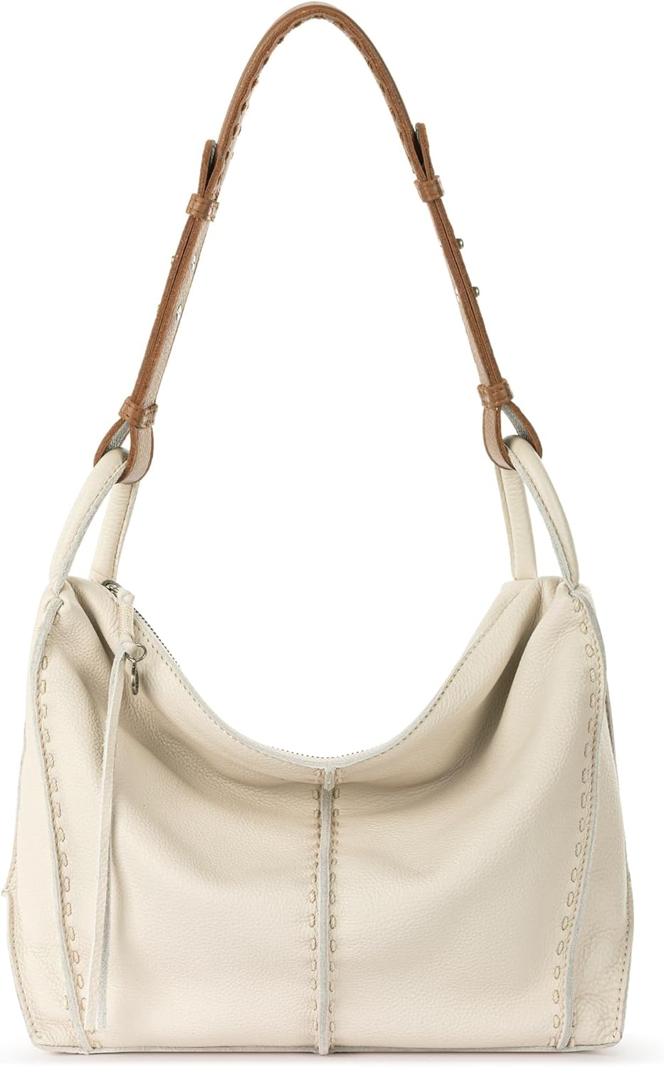 The Sak Los Feliz Hobo Purse - Premium Large Leather Women's Handbag for Everyday & Travel - Durable Purse With Zipper Pocket - Image 2