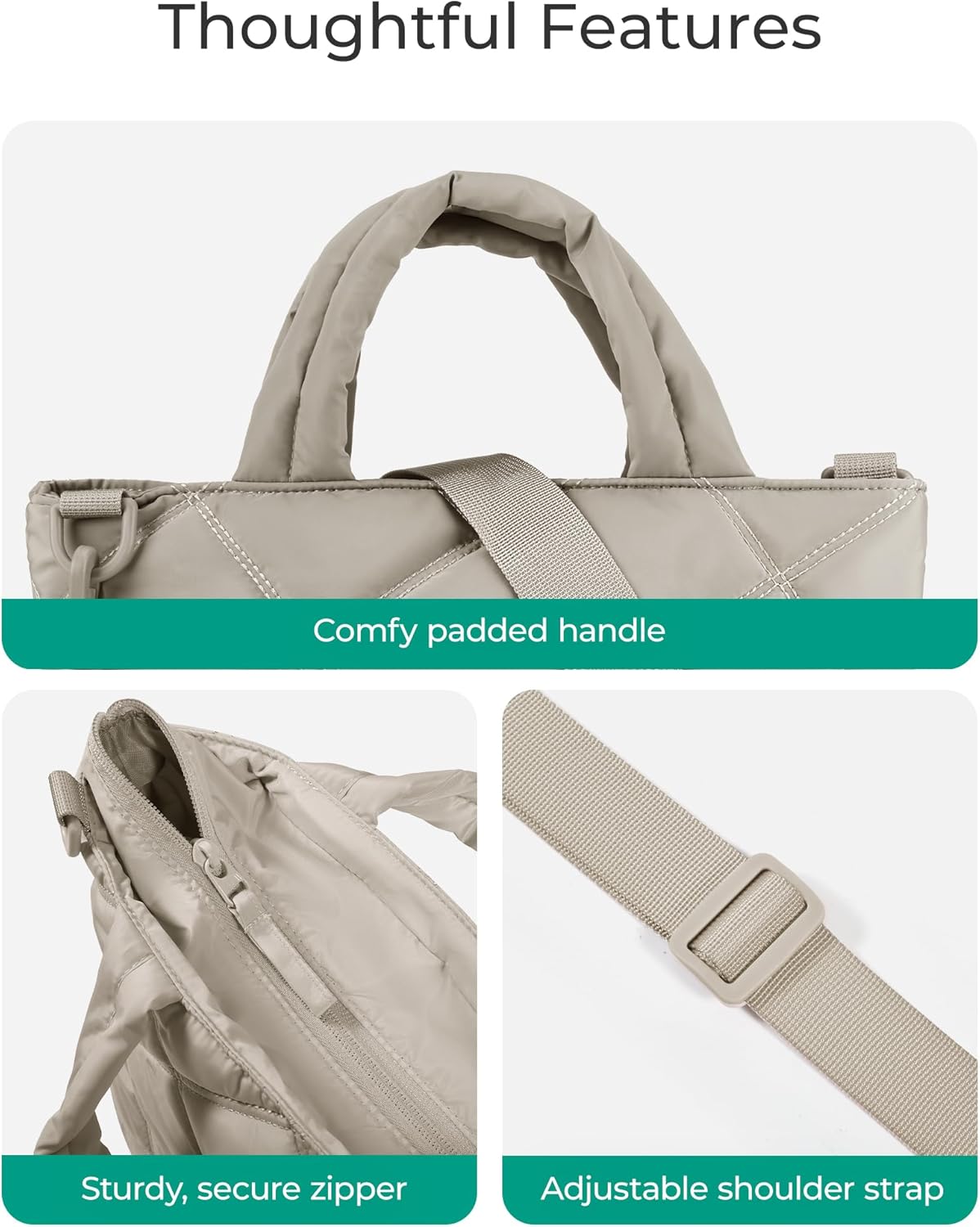 BAGSMART Crossbody Bags for Women, Small Crossbody Bag Cross Body Purse Mini Tote Travel Purse Shoulder Handbags Wallet - Image 7