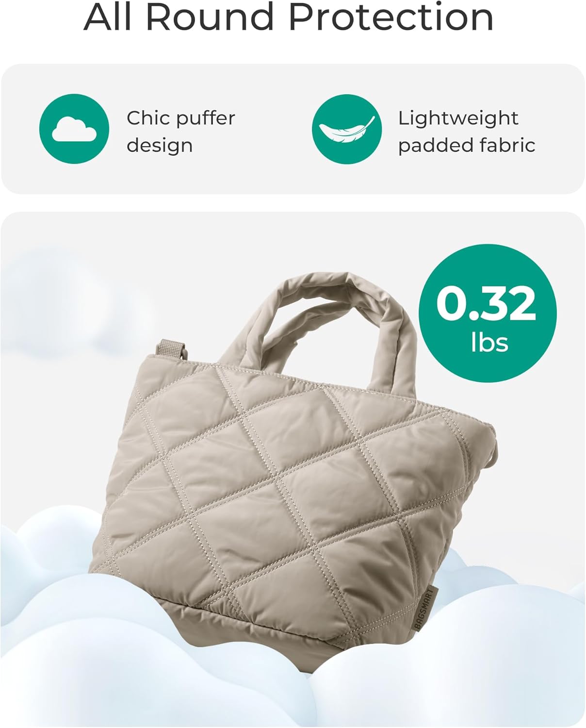 BAGSMART Crossbody Bags for Women, Small Crossbody Bag Cross Body Purse Mini Tote Travel Purse Shoulder Handbags Wallet - Image 8