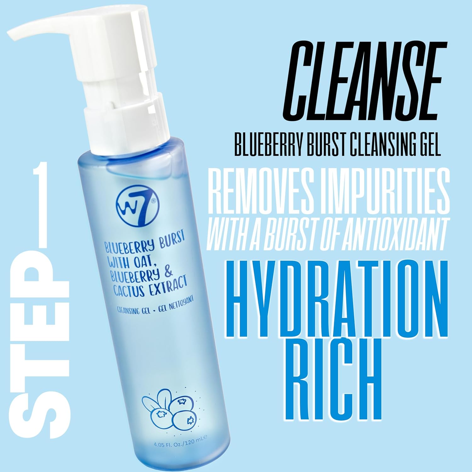 W7 Self Care Skincare Set | Face Cleanser, Toner, Serum, Moisturizer & Lip Mask | Complete Daily Face Routine | Full Size, Long Lasting Products to Use at Home - Image 3