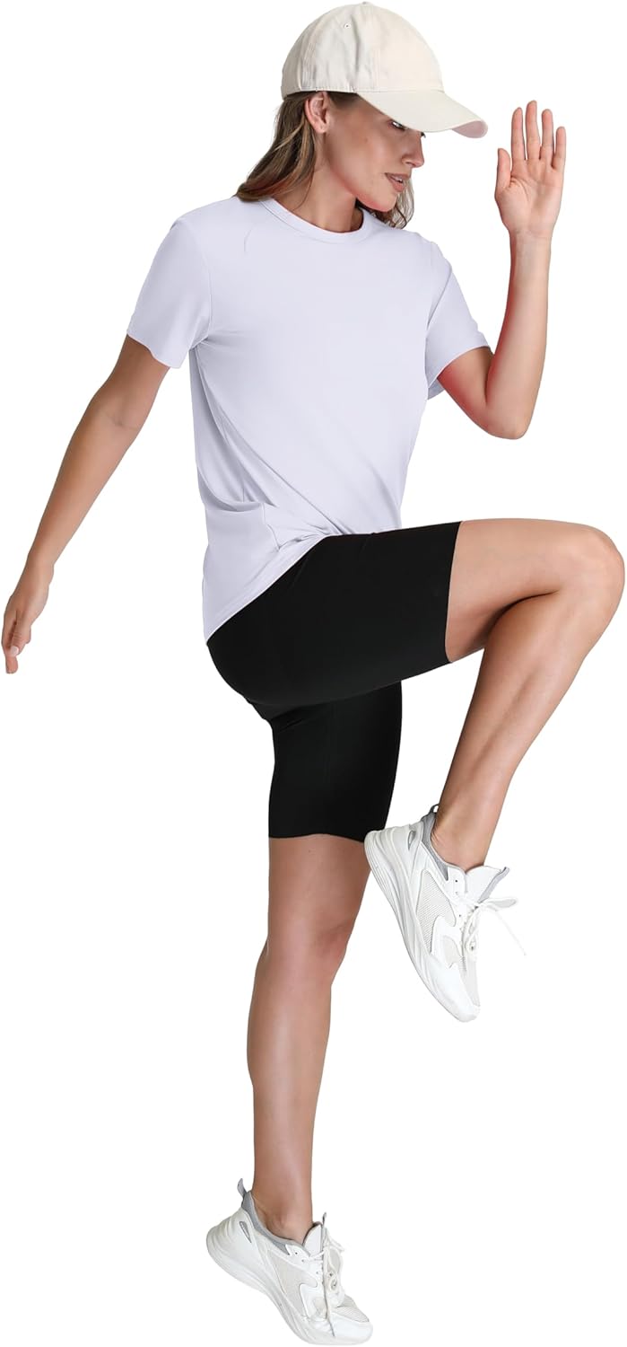 OFEEFAN Workout Tops for Women UPF 50+ Breathable Quick Dry Loose Fit T Shirt Outdoor Yoga Running Hiking Gym Tee Top - Image 5