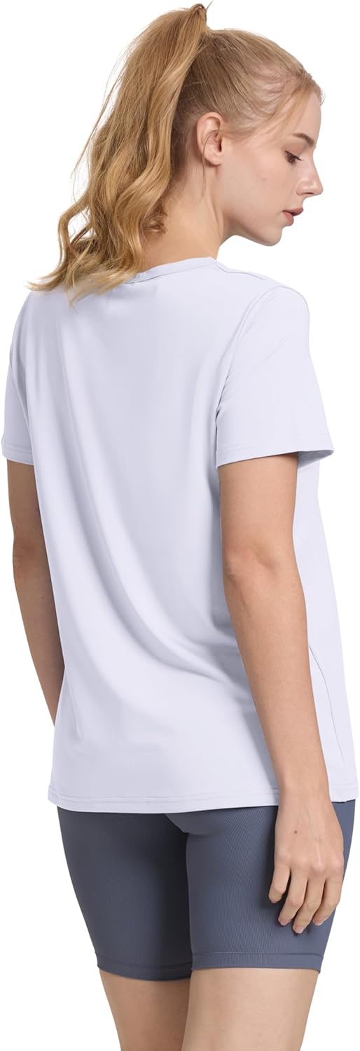 OFEEFAN Workout Tops for Women UPF 50+ Breathable Quick Dry Loose Fit T Shirt Outdoor Yoga Running Hiking Gym Tee Top - Image 6