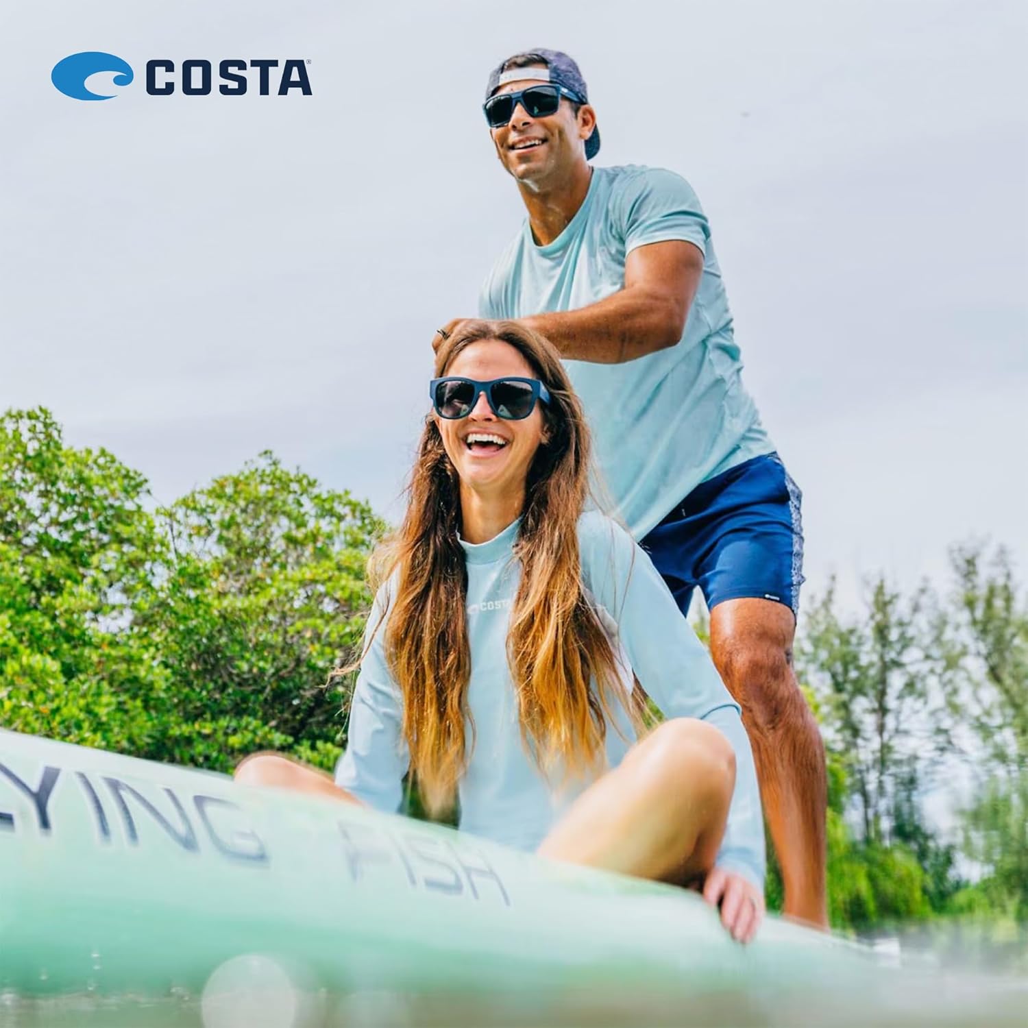 Costa Del Mar Polarized Sunglasses Womens - Panga II Designer Sunglasses For Women with 100% UV Protection - Size 57-580G - Image 8