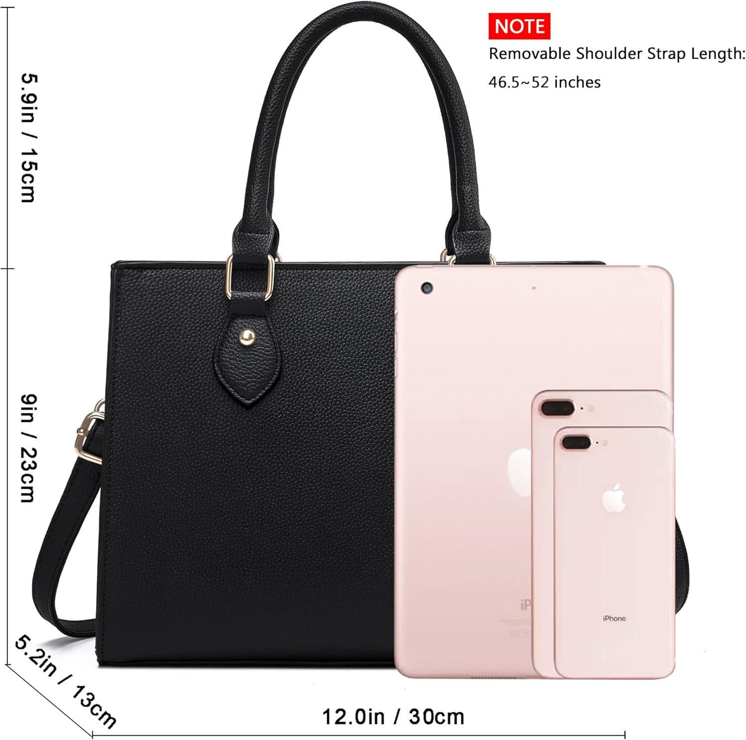 CHICAROUSAL Crossbody Purses and Handbags for Women PU Leather Tote Top Handle Satchel Shoulder Bags - Image 7