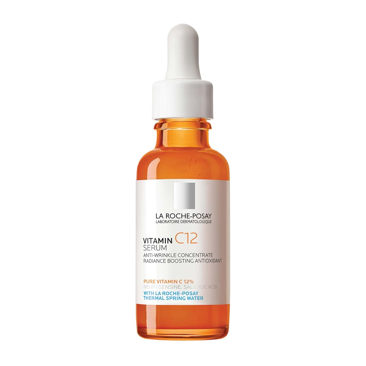 La Roche-Posay Pure 12% Vitamin C Serum For Face With Hyaluronic Acid & Salicylic Acid, Hydrating Face Serum, Boost Radiance & Reduce Wrinkles, 2 Formulas for Normal or Oily Skin Control - Image 2